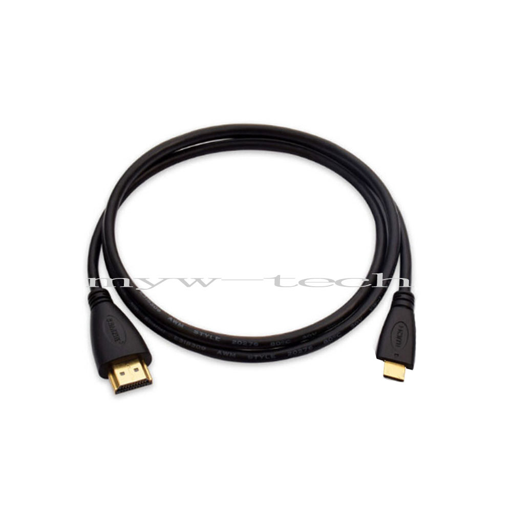 1080P HDMI HD TV Video Cable Lead Cord for Canon Vixia HF R600 Camcorder Camera