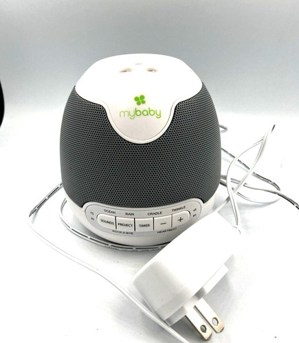 Homedics MY BABY Soundspa Lullaby MYB-S305A Sound Machine Projector White TESTED