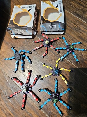 Fingertip Mechanical Tops Finger Spinners Lots Of 6