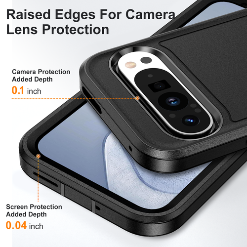 Invisible Kickstand Protective Rugged Phone Case for Google Pixel 9 ProXL/9/9Pro - Picture 24 of 98