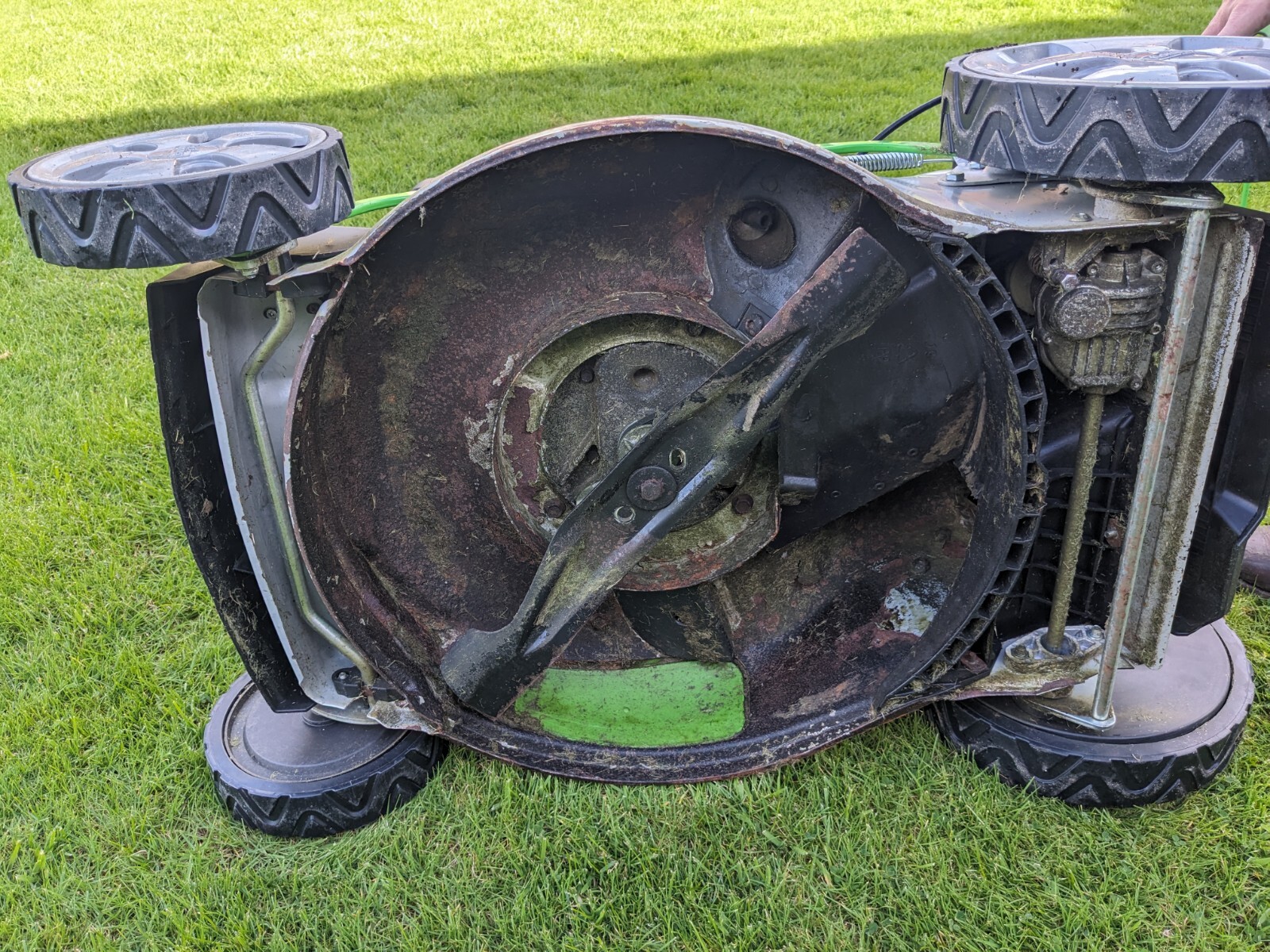 Florabest Briggs Stratton 575is Petrol Lawn Mower Electric Start Self