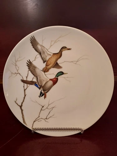 Chastagner Limoges Maynard Reece Mallard Duck Plate Ltd Edition 206/900 11.5"