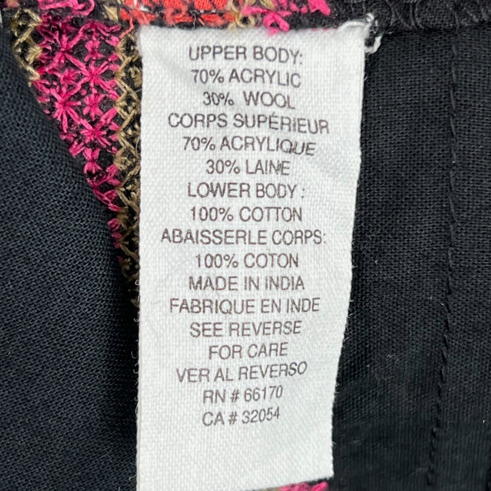 FREE PEOPLE Small Embroidered Black Sleeveless Dr… - image 8