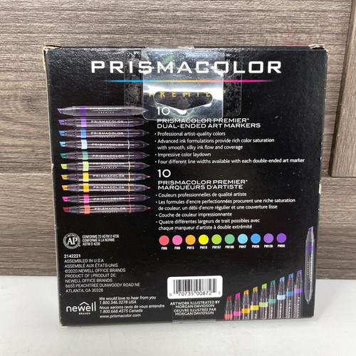 Marcadores de arte Prismacolor Premier 10 unidades cincel de doble extremo dibujo fino para colorear - Imagen 6 de 8