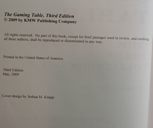 The Gaming Table Chip Check Token Collectors' Guide 3rd Edition 2009 Autographed - Picture 3 of 7