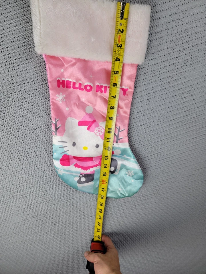 Medias Hello Kitty Navidad gato patín sobre hielo regalos invierno sanrio Foto 2 de 4