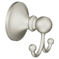 Donner Wembley Traditional Robe Hook, 2.28 In Dia X 2.64 In W, Spot Resist Brush on sale Donner Wembley Traditional Robe Hook, 2.28 In Dia X 2.64 In W, Spot Resist Brush on sale