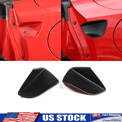 Matte Exterior Door Handle Bezel Anti scratch Overlay Fits Corvette C7 2014-2019