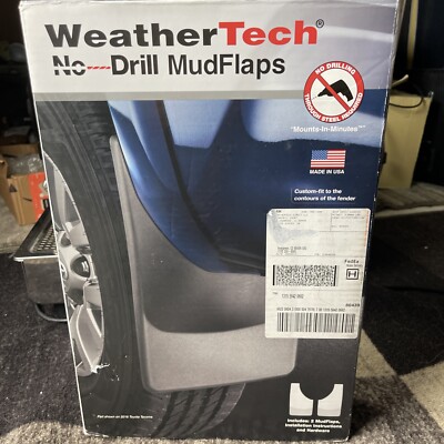 WeatherTech No-Drill MudFlaps for Suburban 2015-2019 / Yukon / Yukon XL Rear Set