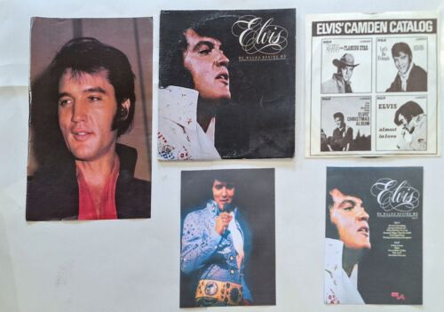 ELVIS PRESLEY HE WALKS BESIDE ME LP 1978 W/ Souvenir Poster, Free Shipping  - Picture 1 of 16