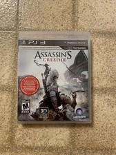 Assassin's Creed III Sony PlayStation 3 PS3 2012 Tested