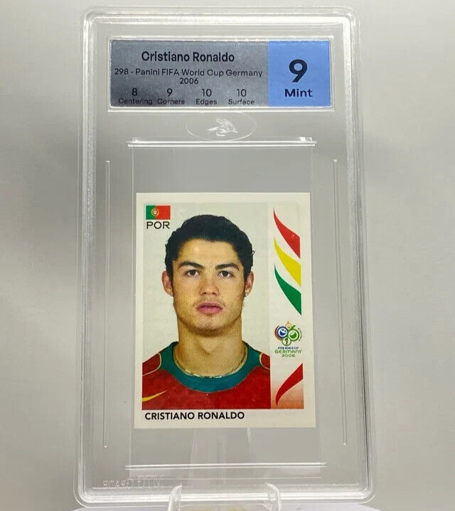 Cristiano Ronaldo (Rookie) Argentina Panini World Cup Germany 2006 (MGC 9)