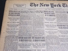 1932 OCT 25 NEW YORK TIMES -NATIONWIDE DRIVE AGAINST CONTAGIOUS DISEASE- NT 6985