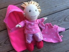 Puppenkleidung handmade für mini Puppen Gr. 20 cm Pucksack Pyjama Schlafsack