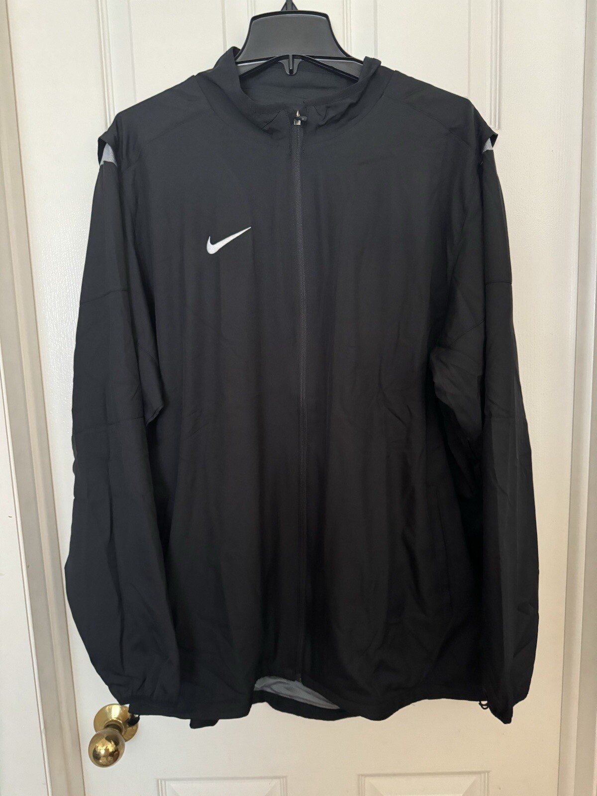 SACAI X NIKE Nike Dry Uomo XL Full Zip Nero Warmup Training Giacca Attiva 897025 010 NUOVO