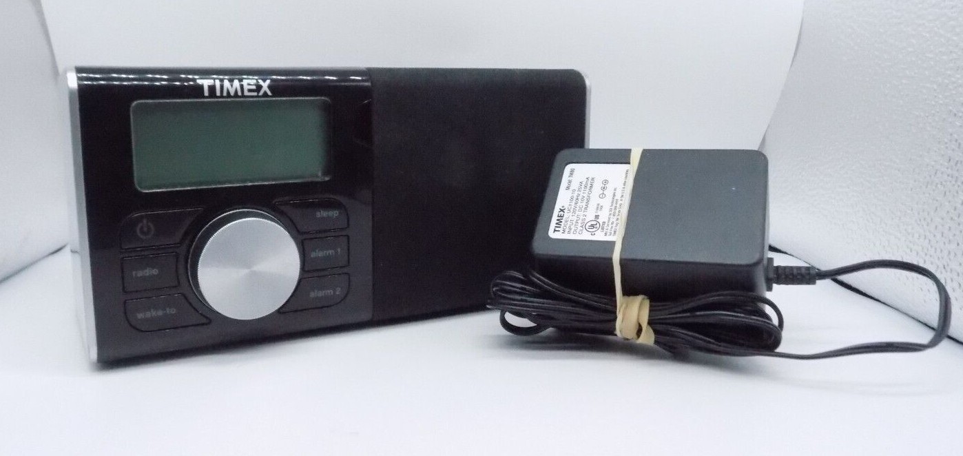 Timex TM80 Dual Alarm Clock Radio for FlashDrive & SD Card any iPod, MP3, CD