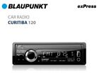 Blaupunkt Curitiba120 1-Din Mechless, Usb, Bt Aux-In Fixed Face, Am/Fm Car Radio