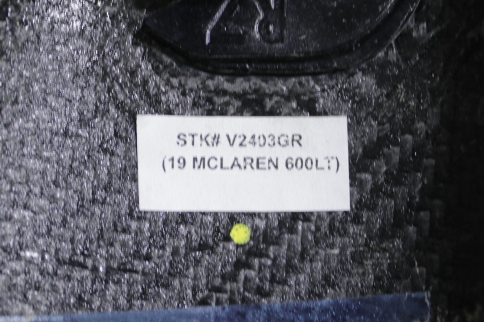 McLaren 600LT Rear Left Right Upper Carbon Quarter Panel Air Vent Trim 2019 OEM