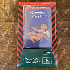 Listener's Choice Handel's "Messiah" By Various Artists Cassette Tape, 1992 NEW