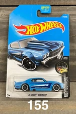 Hot Wheels 70 Chevy Chevelle NIGHTBURNERZ Blue FREE NOZLEN BOGO 155