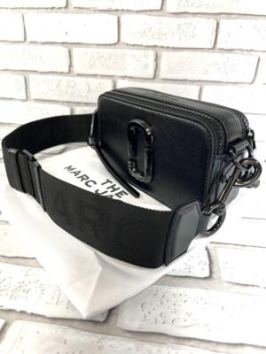 NEW MARC JACOBS SNAPSHOT clutch bag shoulder bag black M0014867