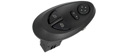 Interruttore Alzacristallo Elettrico Per Iveco Daily III 1999-2006 - Ricambio 500321137, Con Comando Specchio, Nero