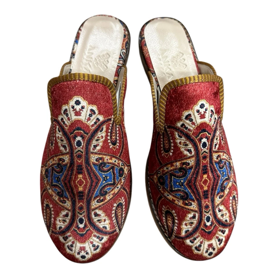 Zapatilla de terciopelo hecha a mano US-10,5 (EU-41) (suela-cuero duro. forro-piel de cordero) Foto 4 de 4