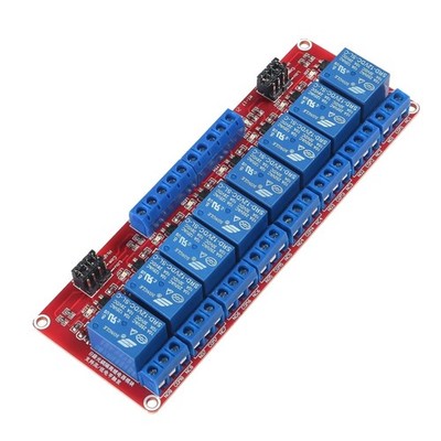 8 Kanal 12V Relaismodul mit Optokoppler für Raspberry Pi Arduino