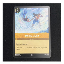 Lilo  Stitch Raging Storm 28/204 Action Card Disney Lorcana Regular English