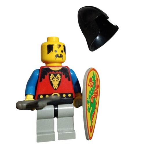 LEGO Castle Minifigures x3 Soldiers with Weapons & Shields - Picture 8 of 16