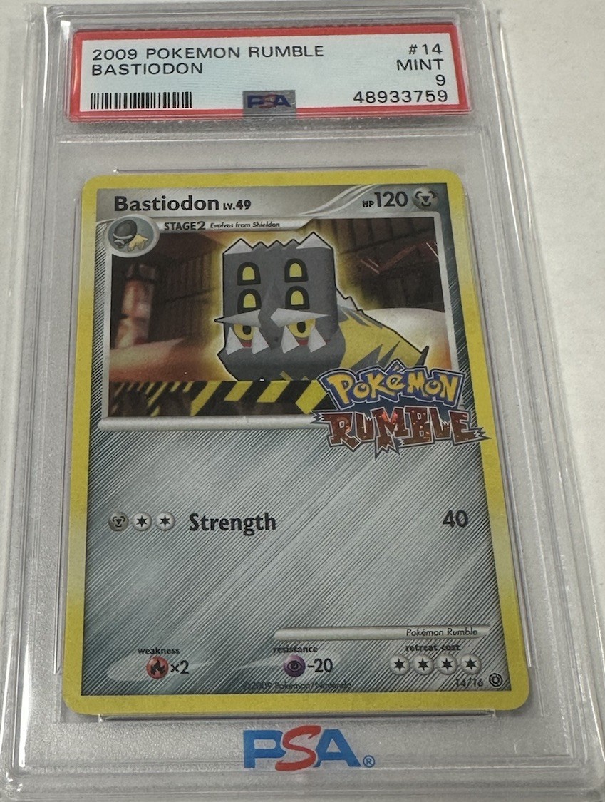 2009 Pokemon Bastiodon 14 Rumble PSA 9 Mint