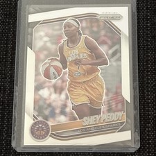 2025 Panini Prizm WNBA- Silver Prizm #136 Shey Peddy- Los Angeles Sparks