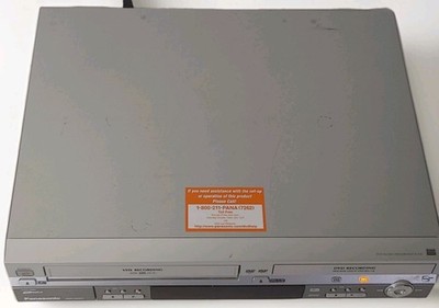 Panasonic DMR-ES30V VHS DVD Recorder Combo Tested Working No