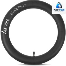 17 Dirt Bike Inner Tubes, 70/100-17 Heavy Duty Motorcycle Tube with TR4 Strai...