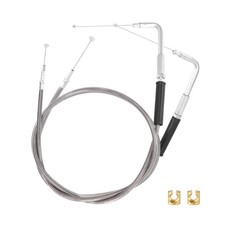 43.3" Throttle Idle Cable Set Fit for Harley FXST FLST XL FXD FLT