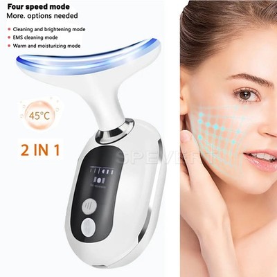 Neck Anti-Wrinkle Face Lifting Beauty Device LED Photon Therapy Skin Tighten DE