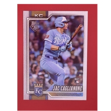 Topps Jac Caglianone 2026 Series 1 Rookie #138 Kansas City Royals Baseball