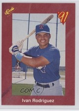 1991 Classic Update Red Travel Edition Ivan Rodriguez #T82 HOF mx8