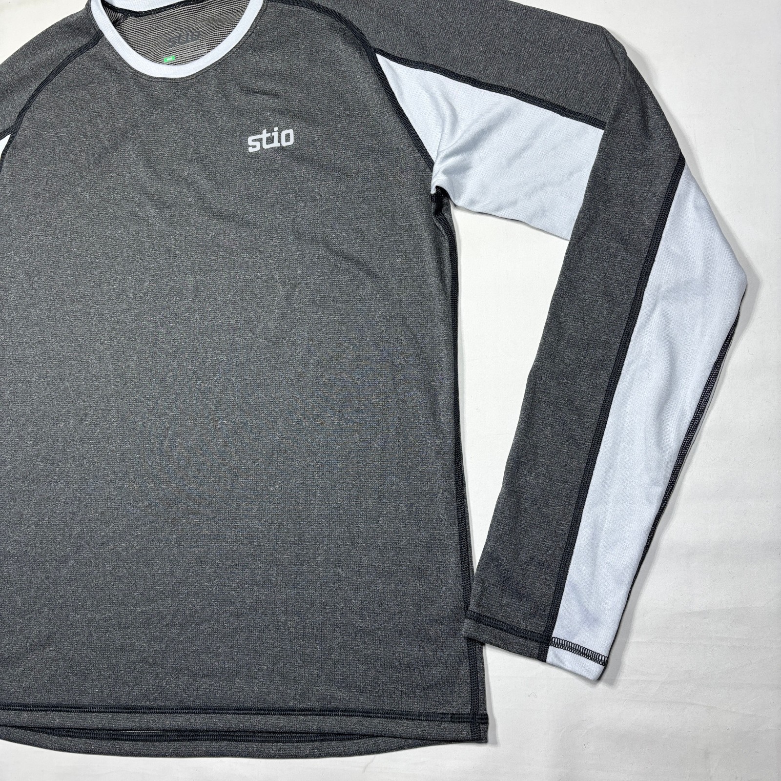 Stio Gray Wool Blend Performance Base Layer Crewn… - image 2