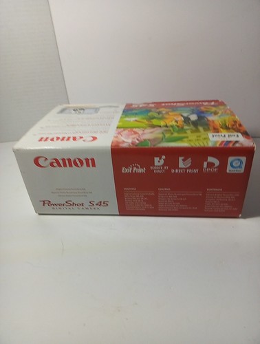Canon PowerShot S45 4.0MP Compact Digital Camera Silver 3x Zoom Boxed - Picture 13 of 15