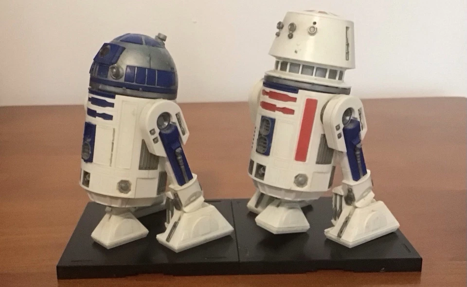 Star Wars 1/12 scale plastic model kit - R2-D2 and R5-D4 - image 3 of 4