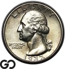 1932-S Washington Quarter, RARE This Nice, Solid Gem BU++ Key Date