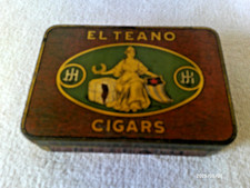 VTG EL TEANO Cigar Tin Box Cigars
