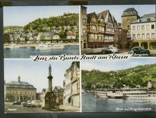 Linz / Rhein - 4 Bilder mit Rheinschiff (Nr.503)