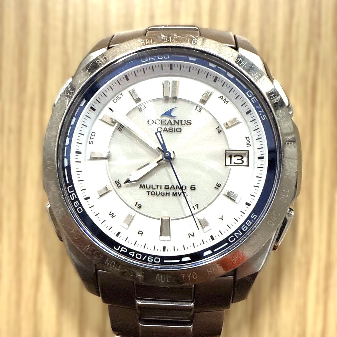Casio OCEANUS OCW-T100TD-1AJF Solar Radio Titanium Watch