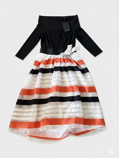 Paule Ka Damen Abendkleid Gr. 38 Midi Langarm...