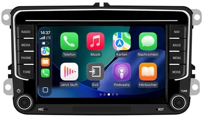 ESX VMX751DAB MP3-Autoradio Touchscreen DAB Bluetooth CarPlay für Seat Skoda VW - Bild 1 von 4