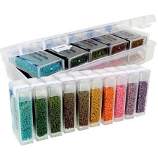 Set of 10 Colors Miyuki Size 11/0 Round Seed Beads 100 Grams Wildflower