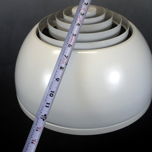 VTG Panton ERA Louvered MoD LIGHTOLIER White Dome Pendant Ceiling Light LAMP McM - Picture 17 of 20