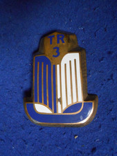 Original Stanpart Triumph Tr3 Hood Badge Core For Restoration